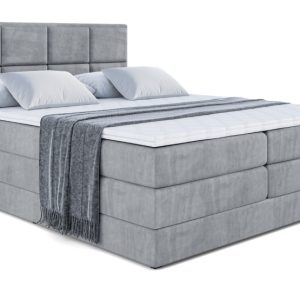 Łóżko kontynentalne z pojemnikiem i materacem H3|H4 NOVA KING 200×200 cm 443548 Łóżko kontynentalne z pojemnikiem i materacem H3|H4 NOVA KING 200×200 cm 443548