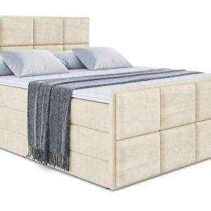 Łóżko kontynentalne z pojemnikiem i materacem H3|H4 NOVA-Z KING 140x200cm 443586 Łóżko kontynentalne z pojemnikiem i materacem H3|H4 NOVA-Z KING 140x200cm 443586