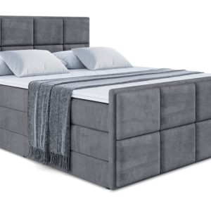 Łóżko kontynentalne z pojemnikiem i materacem H3|H4 NOVA-Z KING 180x200cm 443587 Łóżko kontynentalne z pojemnikiem i materacem H3|H4 NOVA-Z KING 180x200cm 443587