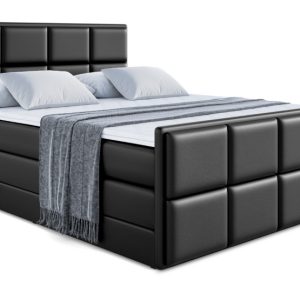 Łóżko kontynentalne z pojemnikiem i materacem H3|H4 NOVA-Z KING 200x200cm 443577 Łóżko kontynentalne z pojemnikiem i materacem H3|H4 NOVA-Z KING 200x200cm 443577