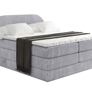 Łóżko kontynentalne z pojemnikiem i materacem H3|H4 NOX KING 120×200 cm 526550 Łóżko kontynentalne z pojemnikiem i materacem H3|H4 NOX KING 120×200 cm 526550