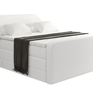 Łóżko kontynentalne z pojemnikiem i materacem H3|H4 NOX-Z KING 140x200cm 524914 Łóżko kontynentalne z pojemnikiem i materacem H3|H4 NOX-Z KING 140x200cm 524914