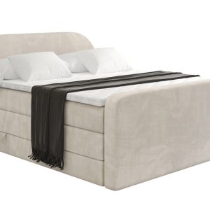 Łóżko kontynentalne z pojemnikiem i materacem H3|H4 NOX-Z KING 180x200cm 524630 Łóżko kontynentalne z pojemnikiem i materacem H3|H4 NOX-Z KING 180x200cm 524630
