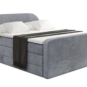 Łóżko kontynentalne z pojemnikiem i materacem H3|H4 NOX-Z KING 180x200cm 524632 Łóżko kontynentalne z pojemnikiem i materacem H3|H4 NOX-Z KING 180x200cm 524632