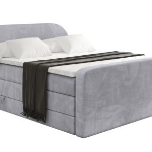 Łóżko kontynentalne z pojemnikiem i materacem H3|H4 NOX-Z KING 180x200cm 524967 Łóżko kontynentalne z pojemnikiem i materacem H3|H4 NOX-Z KING 180x200cm 524967