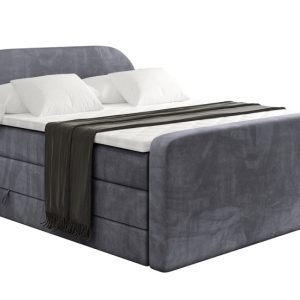 Łóżko kontynentalne z pojemnikiem i materacem H3|H4 NOX-Z KING 200x200cm 524730 Łóżko kontynentalne z pojemnikiem i materacem H3|H4 NOX-Z KING 200x200cm 524730