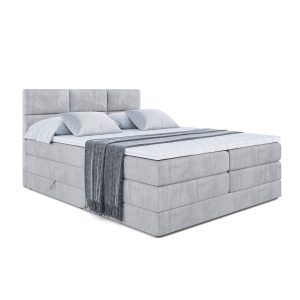 Łóżko kontynentalne z pojemnikiem i materacem H3|H4 OHIO KING 180×200 cm 208529