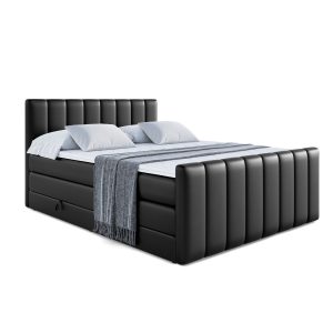 Łóżko kontynentalne z pojemnikiem i materacem H3|H4 OTTA-Z KING 120x200cm 234953 Łóżko kontynentalne z pojemnikiem i materacem H3|H4 OTTA-Z KING 120x200cm 234953