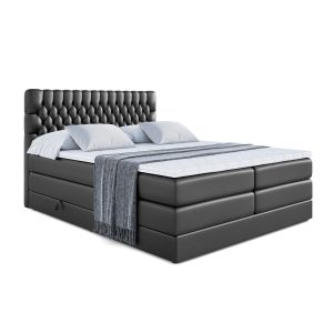 Łóżko kontynentalne z pojemnikiem i materacem H3|H4 SERENE KING 200×200 cm 358637 Łóżko kontynentalne z pojemnikiem i materacem H3|H4 SERENE KING 200×200 cm 358637