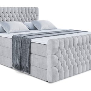 Łóżko kontynentalne z pojemnikiem i materacem H3|H4 SERENE-Z KING 140x200cm 654725 Łóżko kontynentalne z pojemnikiem i materacem H3|H4 SERENE-Z KING 140x200cm 654725