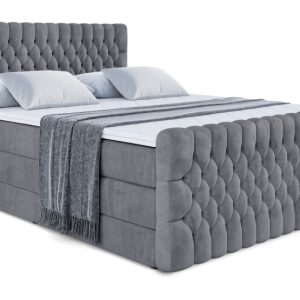 Łóżko kontynentalne z pojemnikiem i materacem H3|H4 SERENE-Z KING 180x200cm 654625 Łóżko kontynentalne z pojemnikiem i materacem H3|H4 SERENE-Z KING 180x200cm 654625