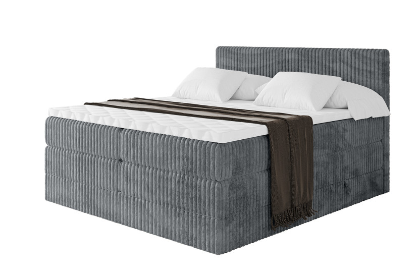 Łóżko kontynentalne z pojemnikiem i materacem H3|H4 TOLO KING 120x200cm 664304