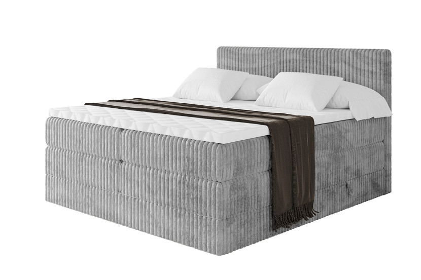 Łóżko kontynentalne z pojemnikiem i materacem H3|H4 TOLO KING 180x200cm 664215