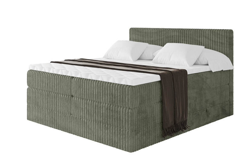 Łóżko kontynentalne z pojemnikiem i materacem H3|H4 TOLO KING 200x200cm 664182