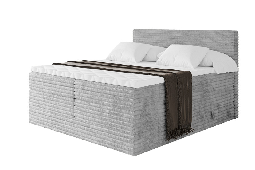 Łóżko kontynentalne z pojemnikiem i materacem H3|H4 TOLO KING-v1 140x200cm 881446