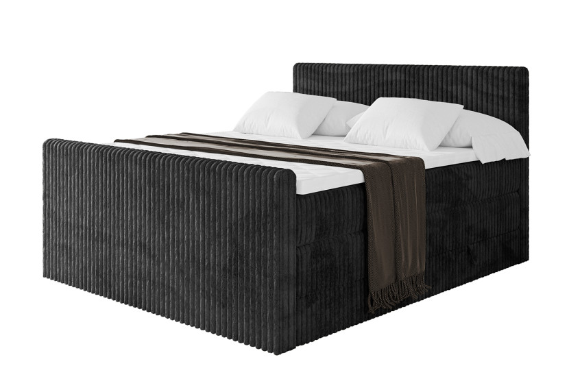 Łóżko kontynentalne z pojemnikiem i materacem H3|H4 TOLO-Z KING 120x200cm 664451