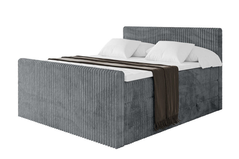 Łóżko kontynentalne z pojemnikiem i materacem H3|H4 TOLO-Z KING 180x200cm 664409