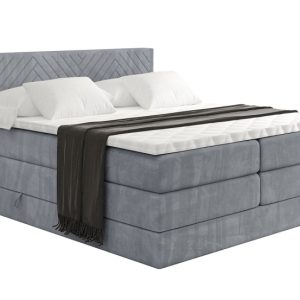Łóżko kontynentalne z pojemnikiem i materacem H3|H4 VEXA KING 120×200 cm 524882 Łóżko kontynentalne z pojemnikiem i materacem H3|H4 VEXA KING 120×200 cm 524882