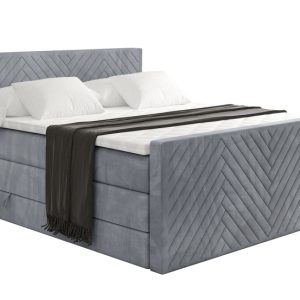 Łóżko kontynentalne z pojemnikiem i materacem H3|H4 VEXA-Z KING 120x200cm 525194 Łóżko kontynentalne z pojemnikiem i materacem H3|H4 VEXA-Z KING 120x200cm 525194