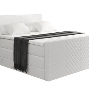Łóżko kontynentalne z pojemnikiem i materacem H3|H4 VEXA-Z KING 140x200cm 525191 Łóżko kontynentalne z pojemnikiem i materacem H3|H4 VEXA-Z KING 140x200cm 525191