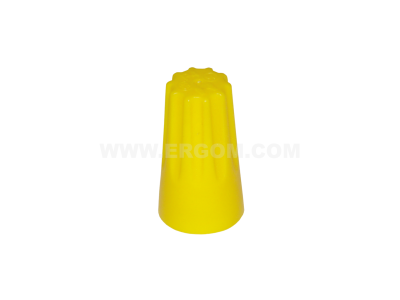 Złączki skrętne typ ZS – ZS 4 MM (ŻÓŁTA) (100 SZT.) | E14KI-06020100311 Ergom