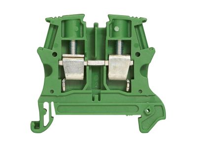 Złączka Viking 1 torowa 6mm2, podstawa izolacyjna, zielona (do obwodów ochronnych) | 037178 Legrand