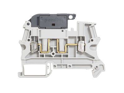 Złączka Viking rozłączalna 2,5mm2 do wkładek bezpiecznikowych 5×20 szara | 037181 Legrand