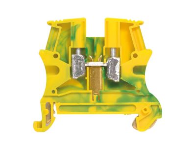 Złączka Viking 1 torowa 2,5mm2, metalowa podstawa, żółto-zielona (dla obwodów ochronnych) | 037170 Legrand