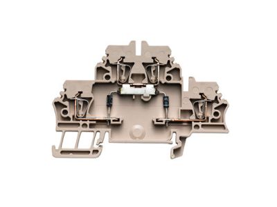 Złączki szynowe z elementami elektronicznymi ZDK 2.5/D/4 | 1690040000 Weidmuller