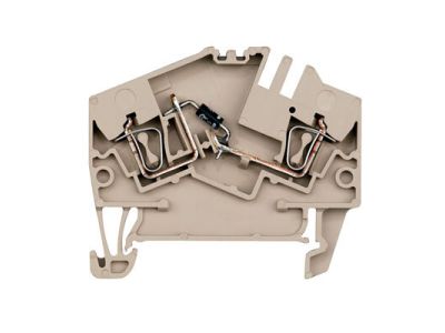 Złączki szynowe z elementami elektronicznymi ZDU 2.5-2/D+ | 1779110000 Weidmuller