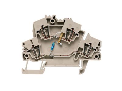 Złączki szynowe z elementami elektronicznymi ZDK 2.5-2/LD 24VUC | 1905310000 Weidmuller