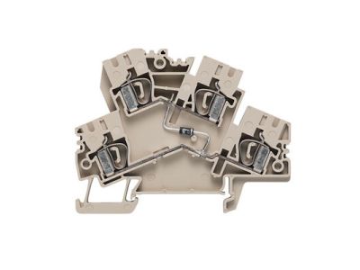 Złączki szynowe z elementami elektronicznymi ZDK 4-2/D forward | 8670520000 Weidmuller