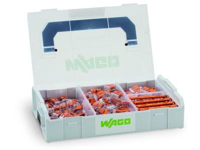 Złączki instalacyjne L-BOXX MINI z serii 221 ze skrzynką PROFI-SET (zestaw) | 887-952 Wago