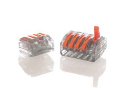 Złączka uniwersalna z dźwignią PC-233, 3-torowa drut/linka, 0,2-4mm2, 32A, 600V (opak=50szt) | PC-233 Trytyt