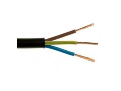 Przewód mieszkaniowy H03VV-F (OMY) 3×1,0 żo 300/300V czarny BĘBEN | 5907749706291 EK Elektrokabel