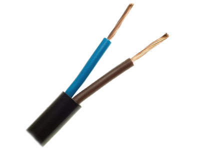 Przewód mieszkaniowy H03VVH2-F (OMYP) 2×0,75 300/300V czarny BĘBEN | 5901854403090-B Elpar